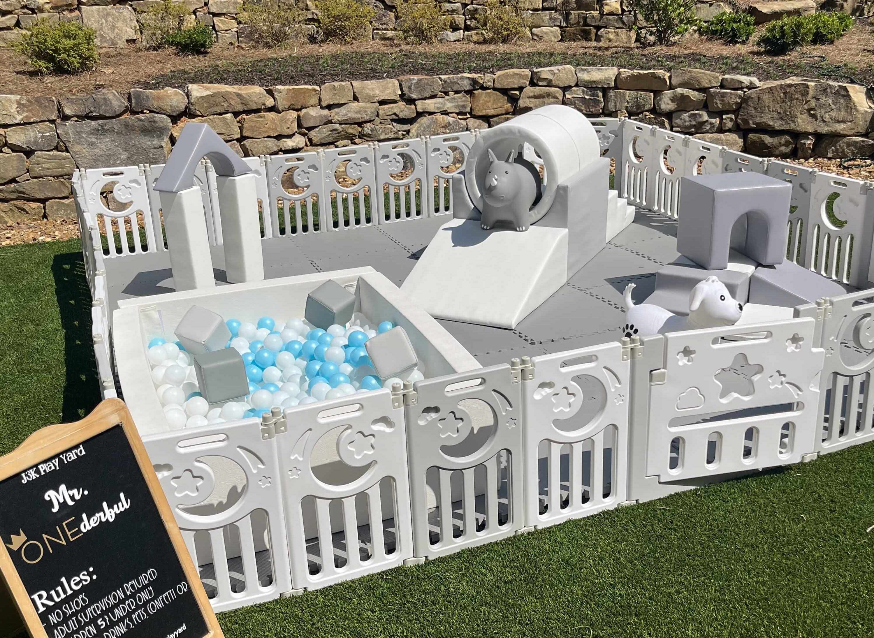 white bounce house rental Atlanta