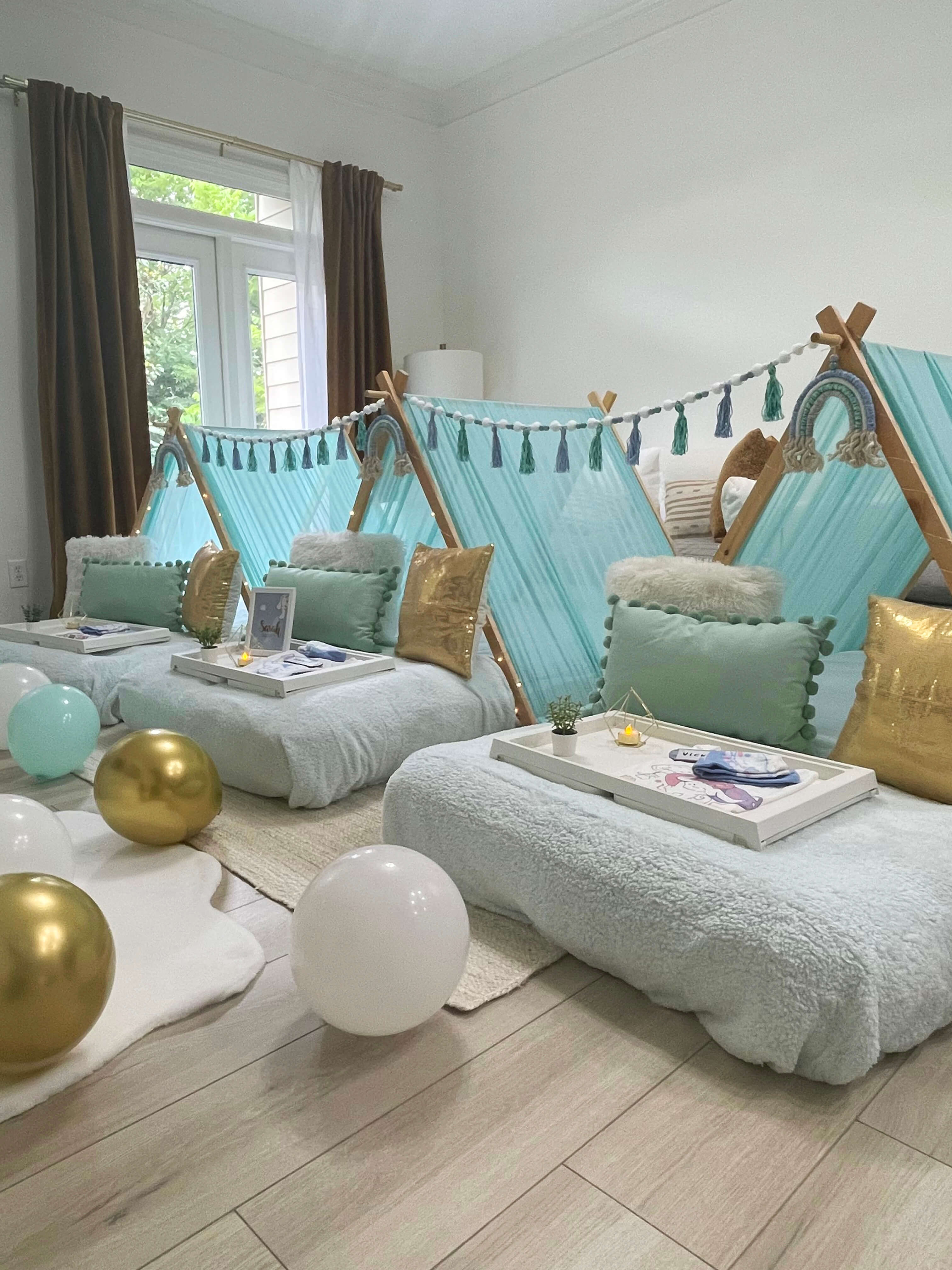 sleepover party tent rentals atlanta