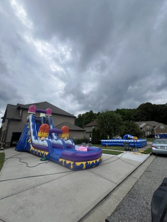 19' Ice Cream Pop Water Slide Rental