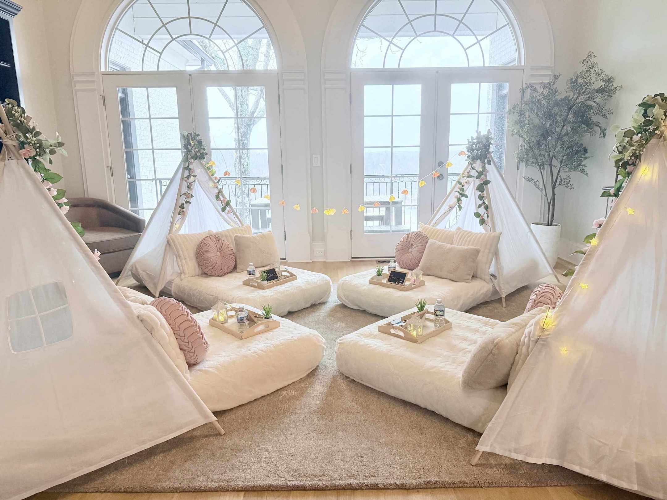 Themed Slumber Party Teepees by Cozy Corner Sleepovers