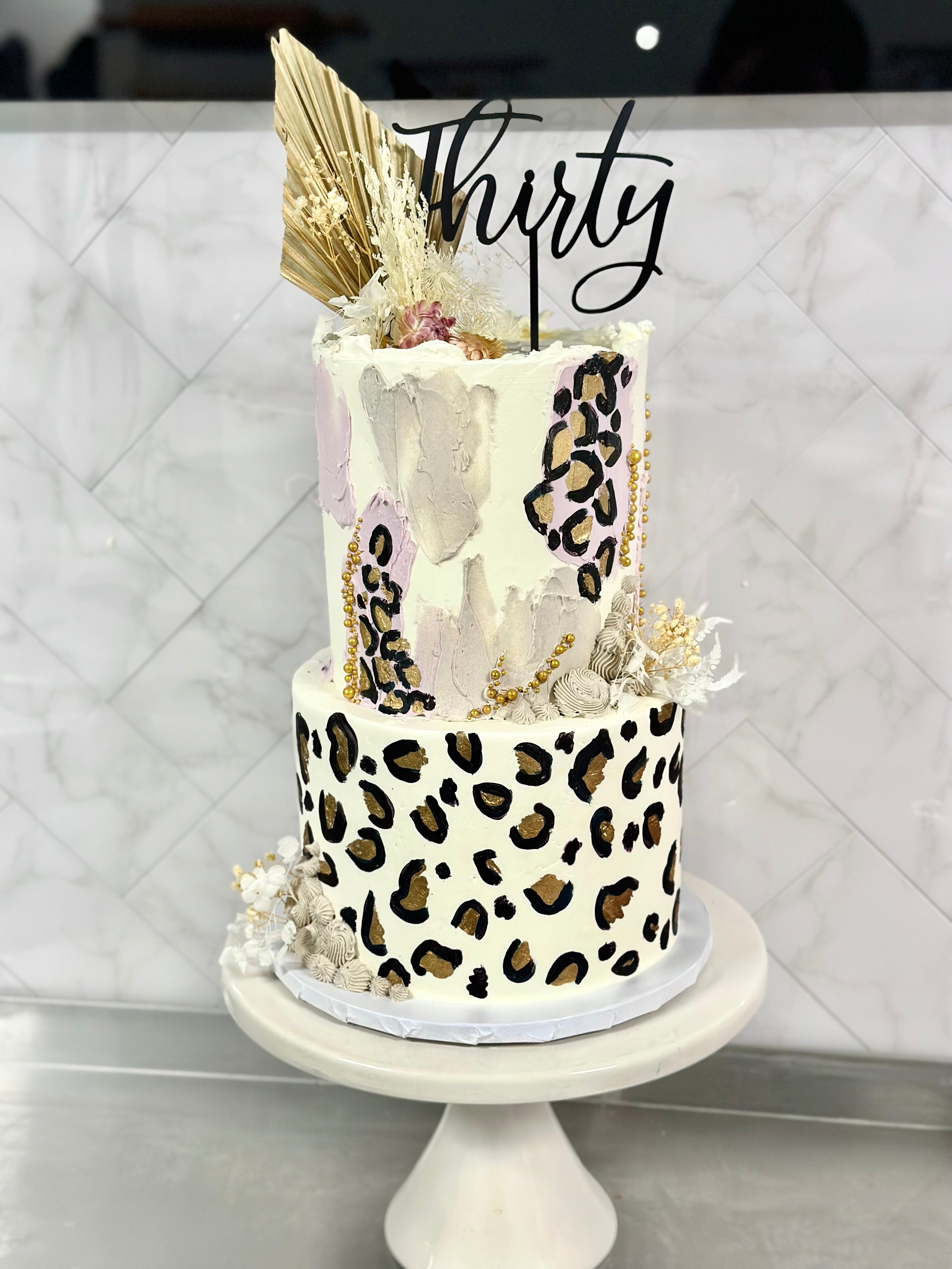 2 tier custom cake