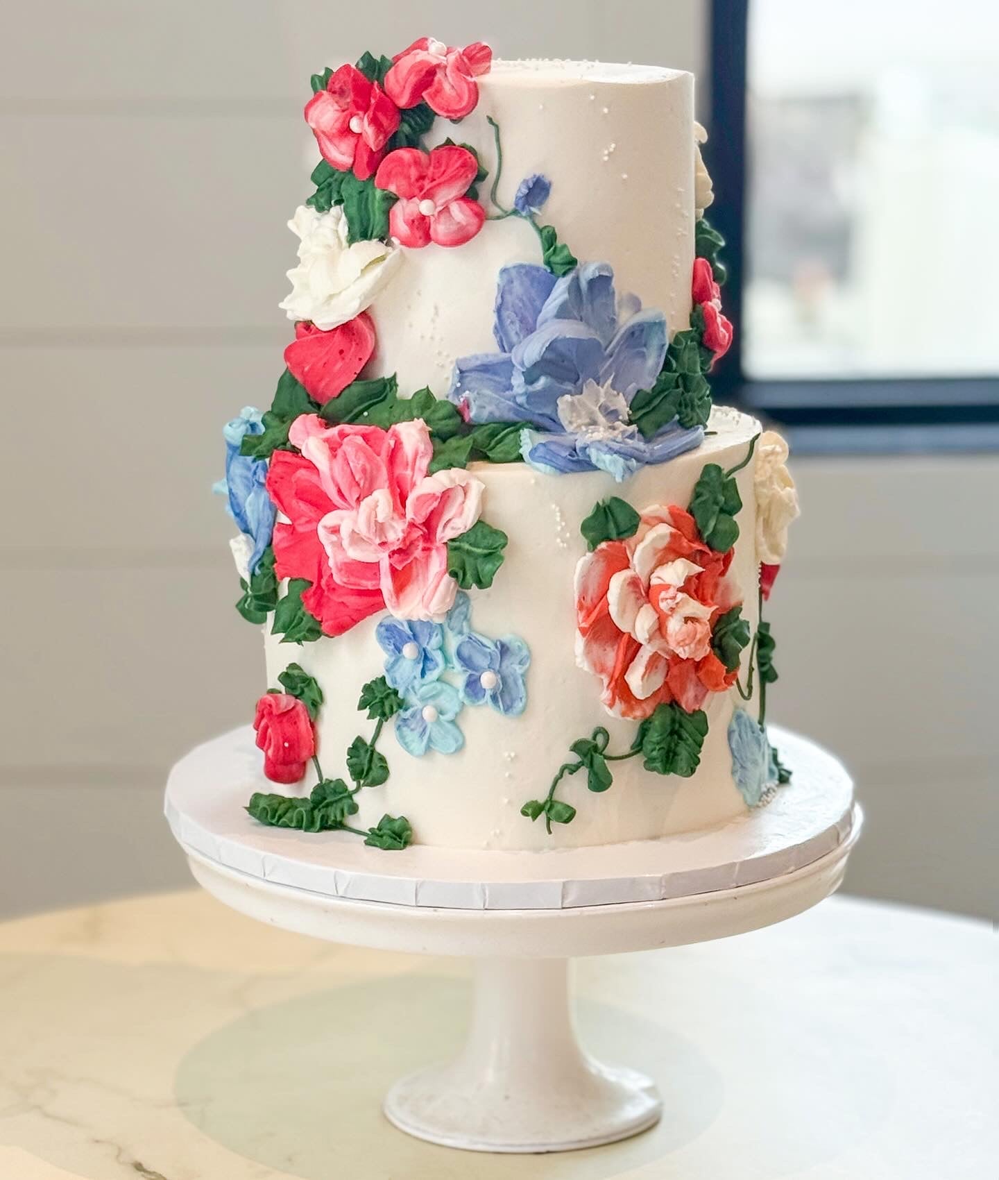 2 tier custom cake