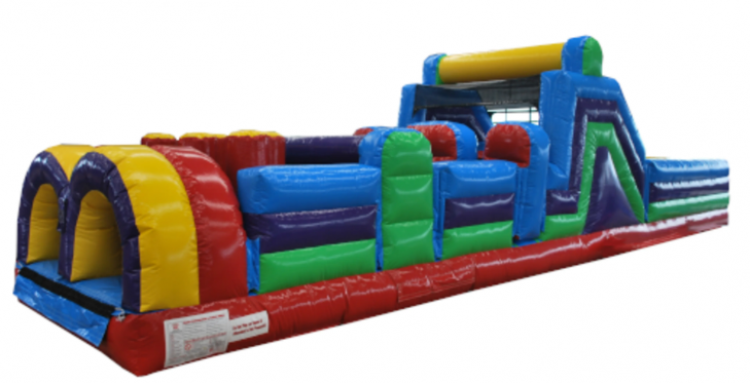 40' Radical Run Obstacle Course Inflatable Rental