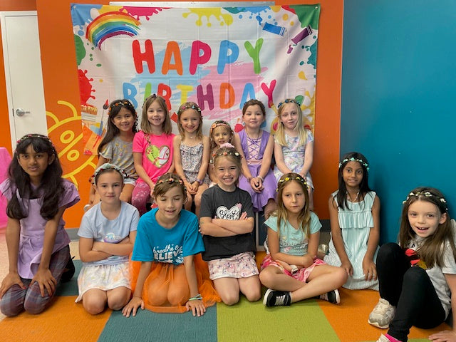 Arts and Crafts Birthday Party Atlanta | Confetti Jar