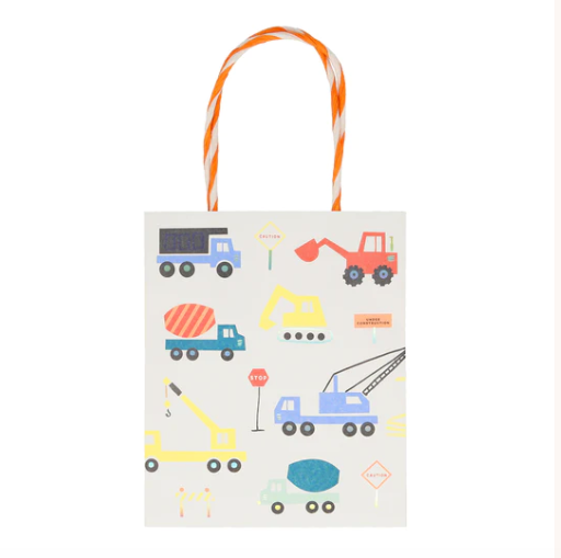 Construction Party Favor Bags