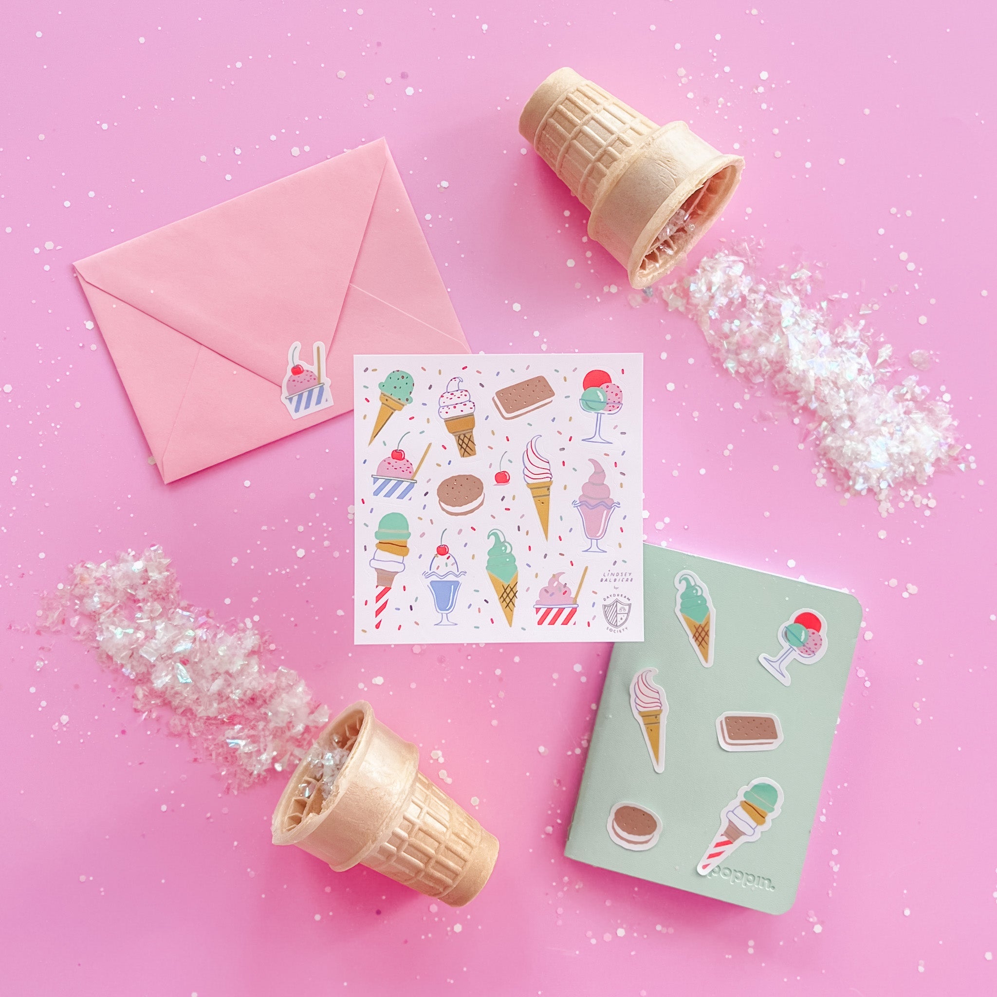 Ice Cream Dreams Sticker Set