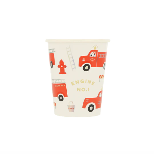 Fire Truck Cups
