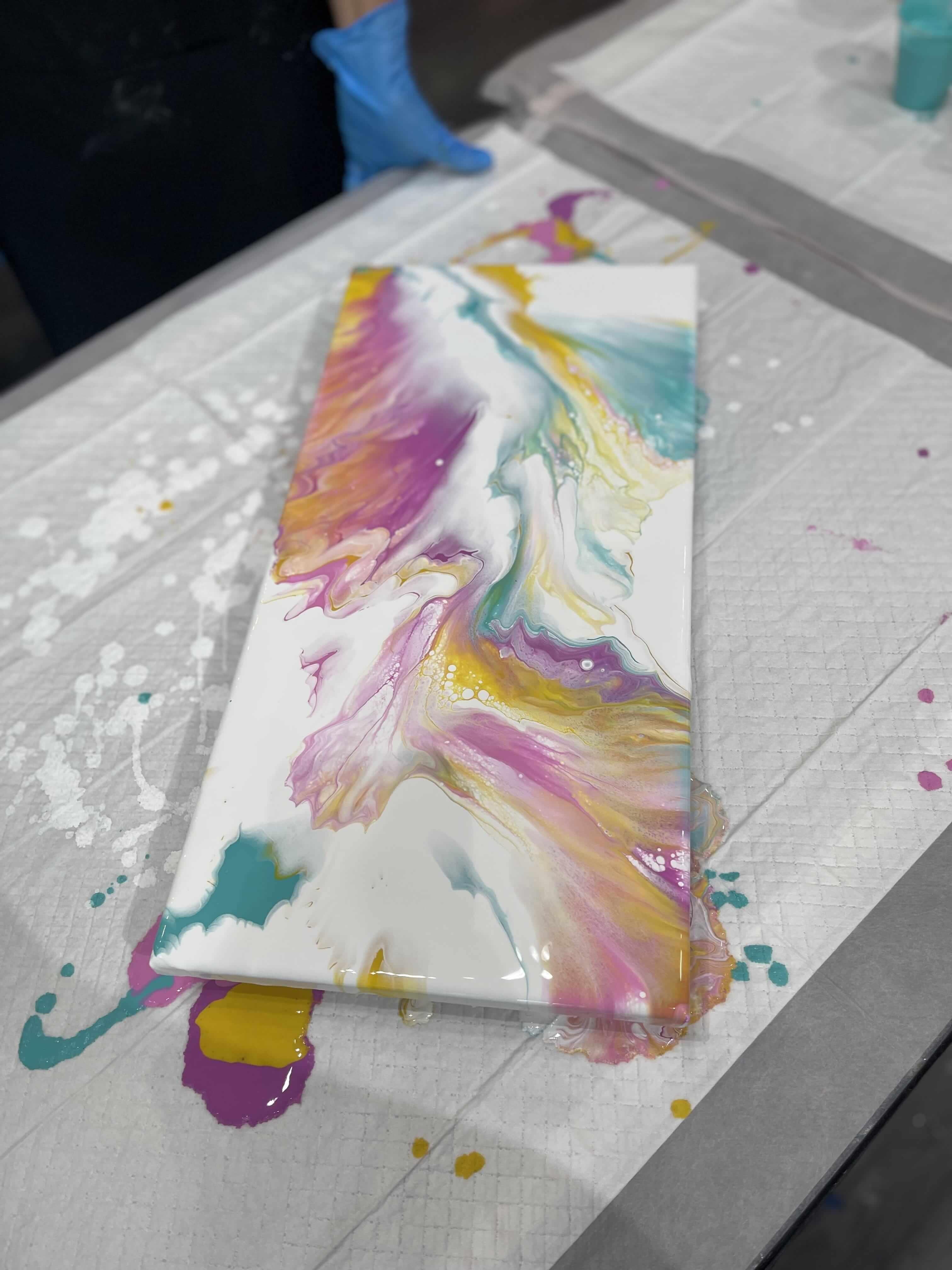 Hawaii Fluid Art Brookhaven Painting Studio | Confetti Jar