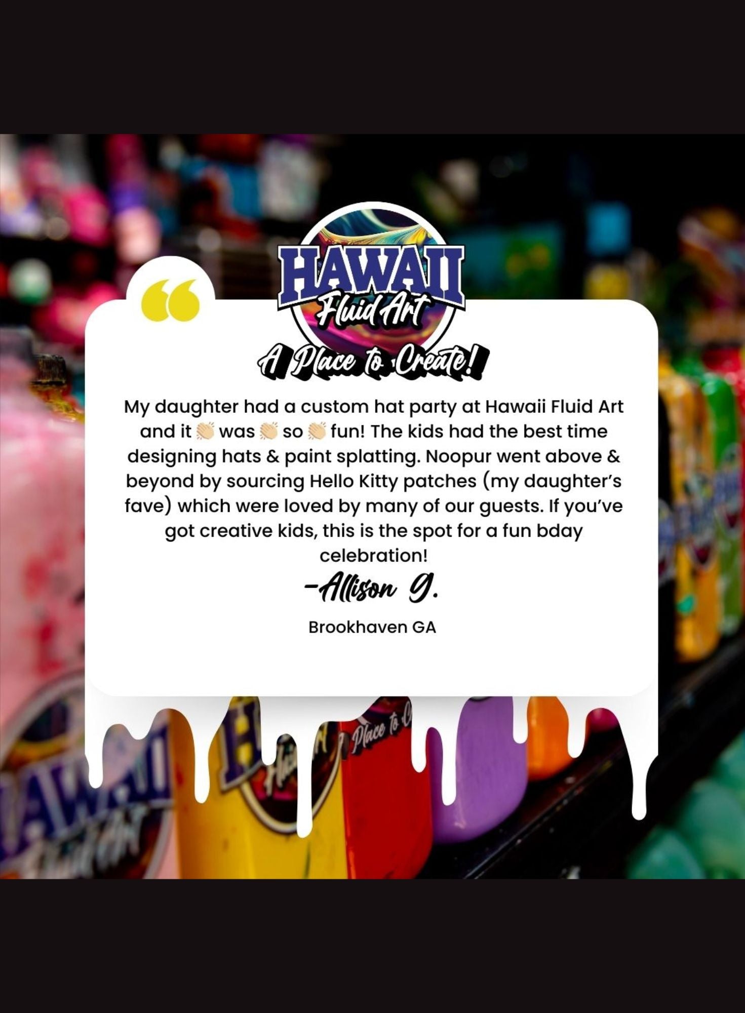 Hawaii Fluid Art Brookhaven