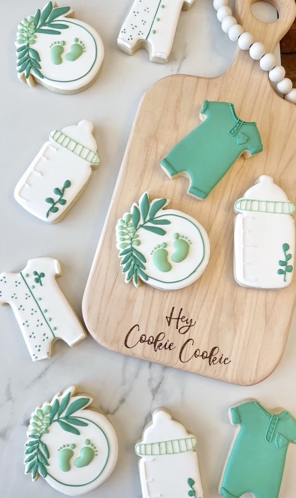 Baby Shower Custom Sugar Cookies Alpharetta | Confetti Jar