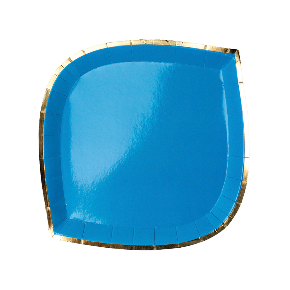 Posh Blue My Mind Dessert Plates
