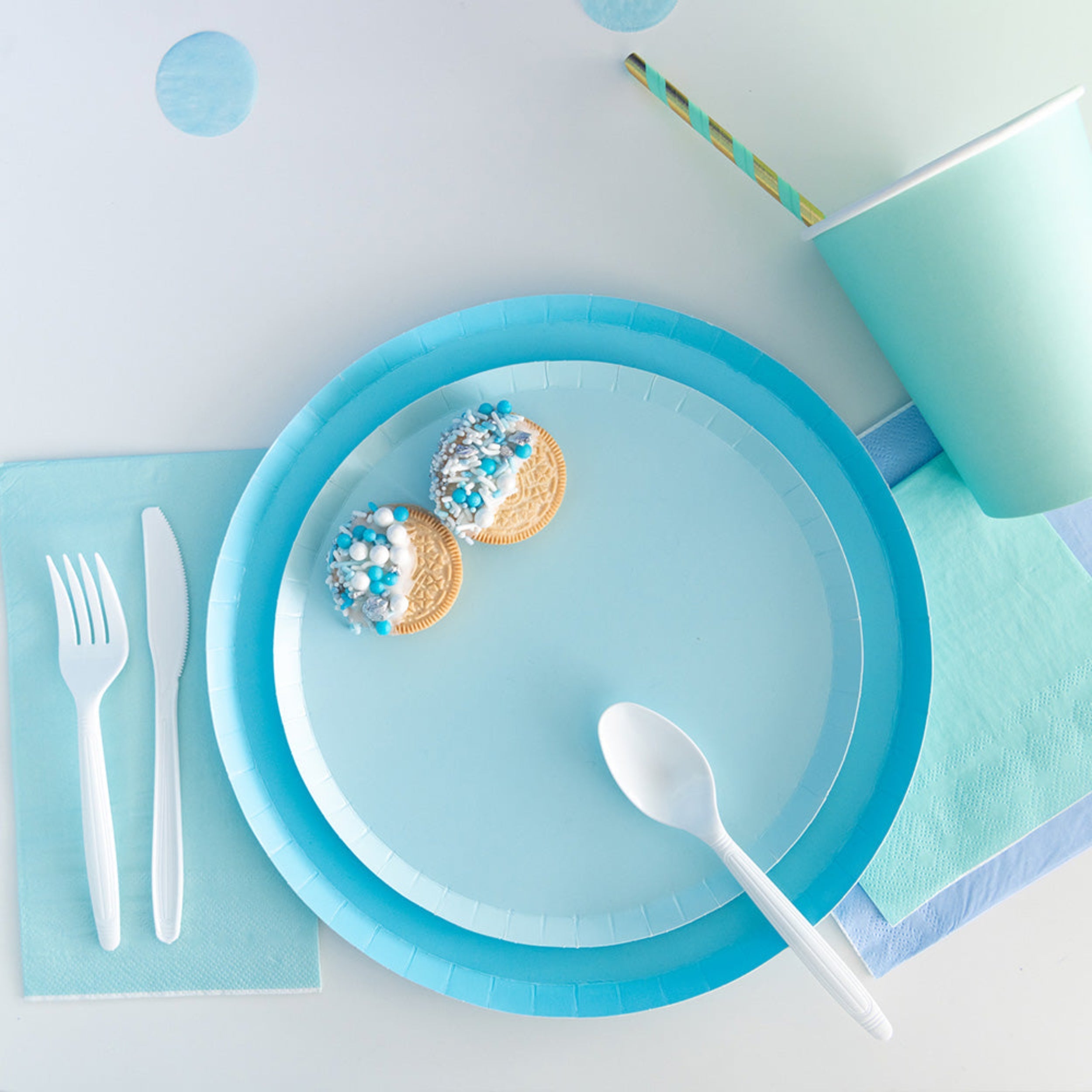 Shades Seafoam Cocktail Napkins
