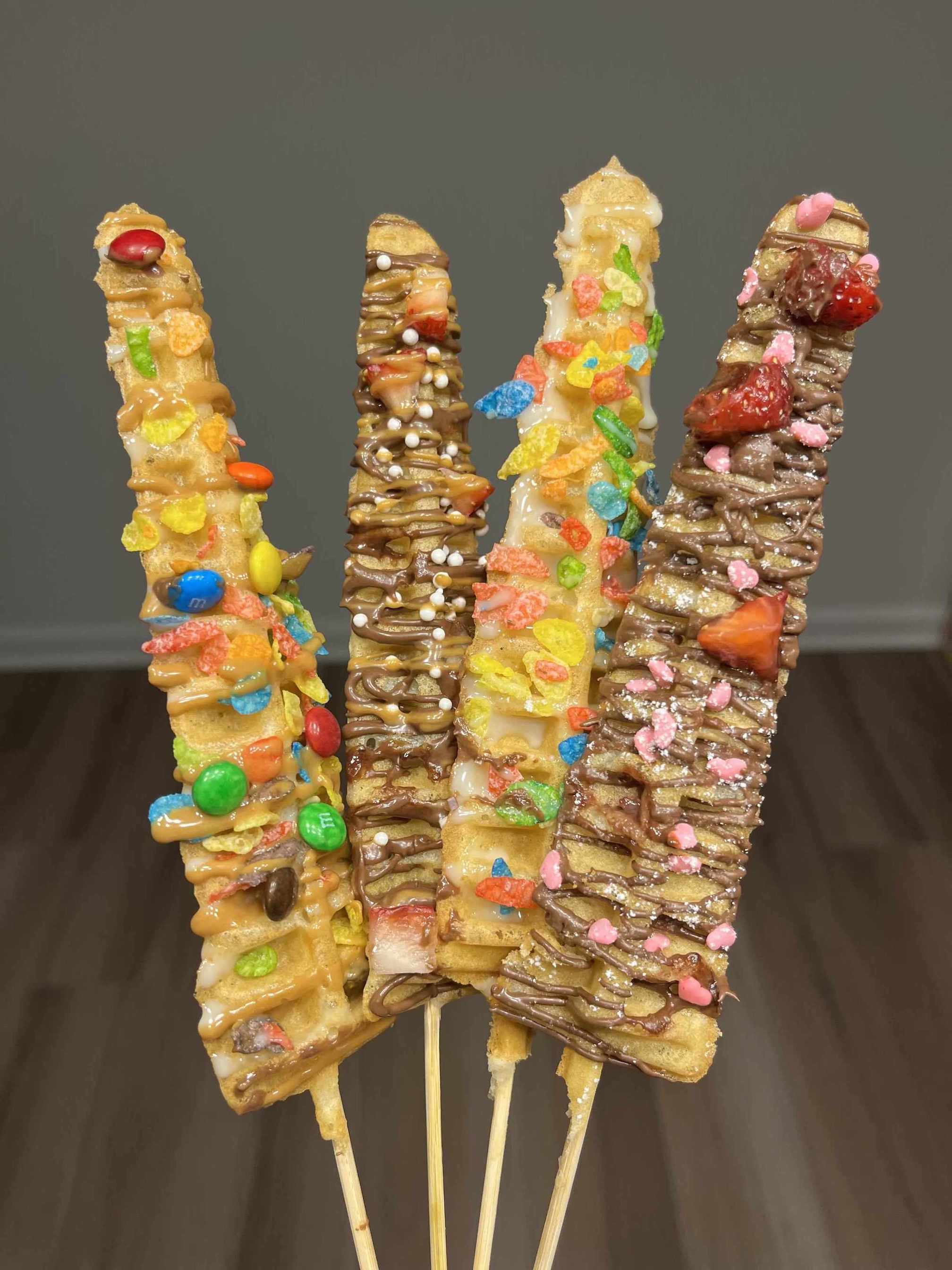 Waffle Sticks from The Waffle Cart | Confetti Jar