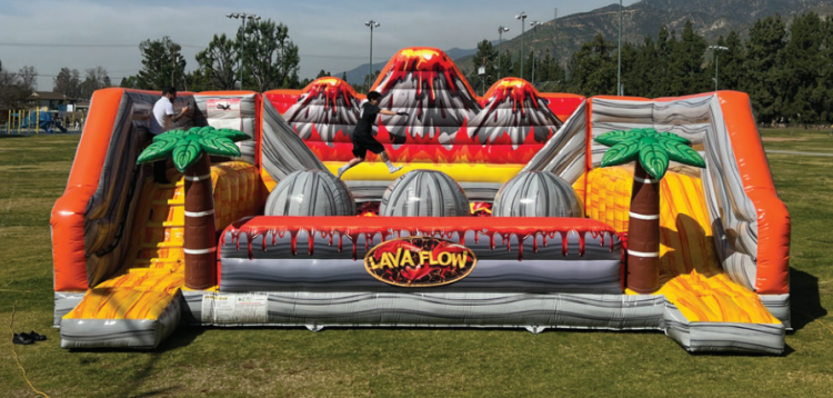 The Floor is Lava Wipeout Game
