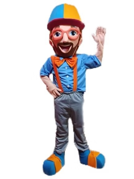 Blip Mascot Character Party