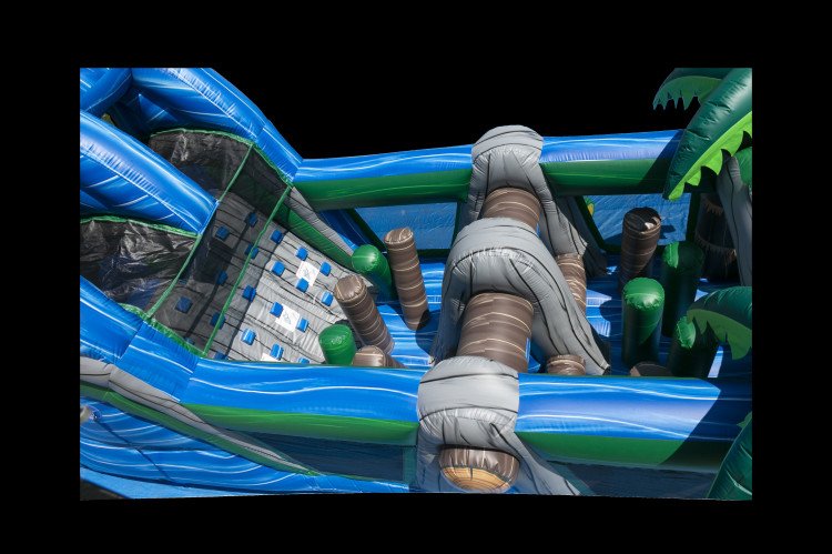 Blue Nile Obstacle Course with Dual Slide