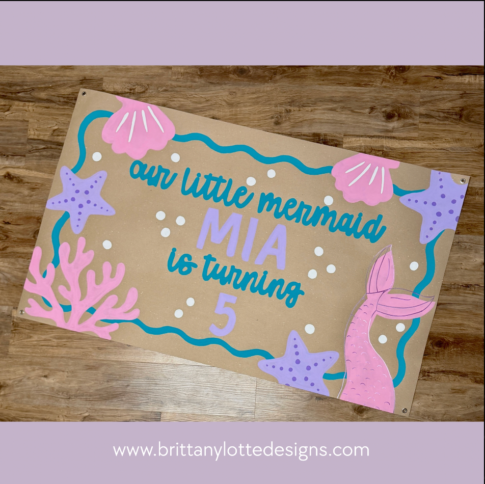 Custom Hand-Painted Birthday Banners