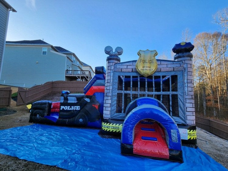 Police Car Bounce and Slide