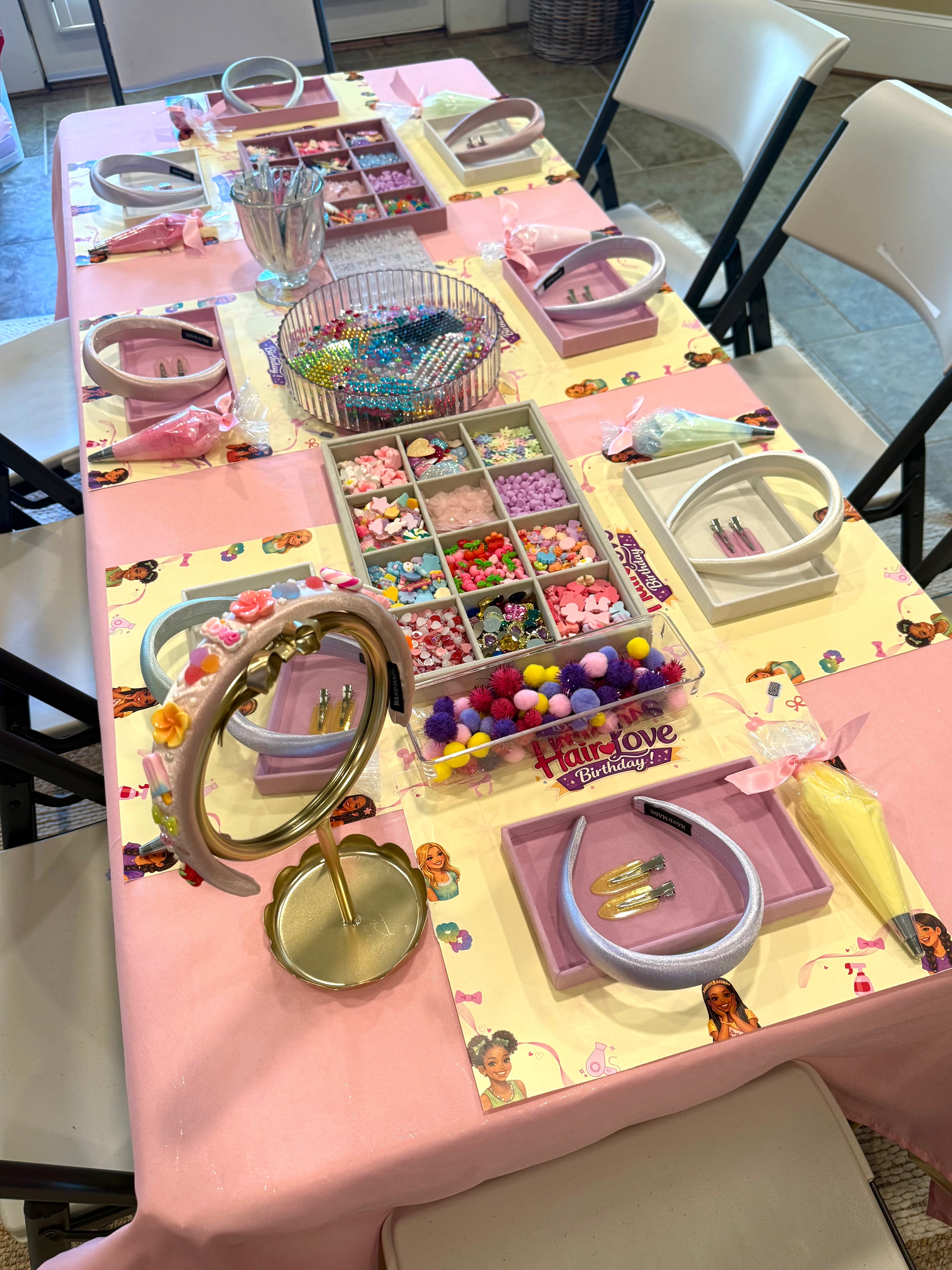 Glam Headband Decorating Party Package