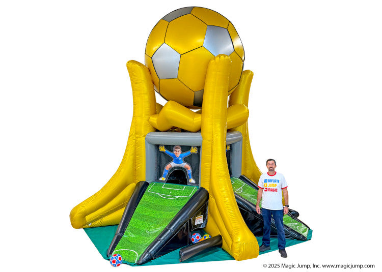 Gold Cup Soccer Inflatable Rental