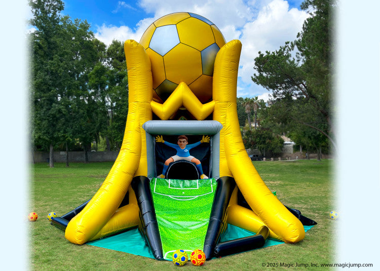 Gold Cup Soccer Inflatable Rental