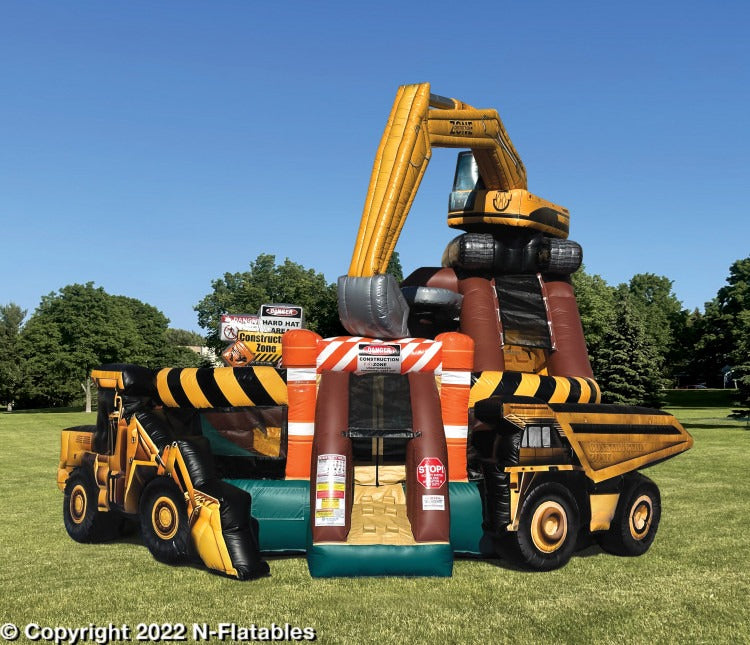 Construction Zone XL Bounce & Slide Combo