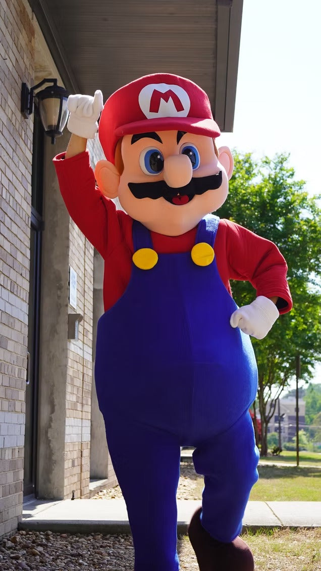 Italian Plumber Hero Character Party