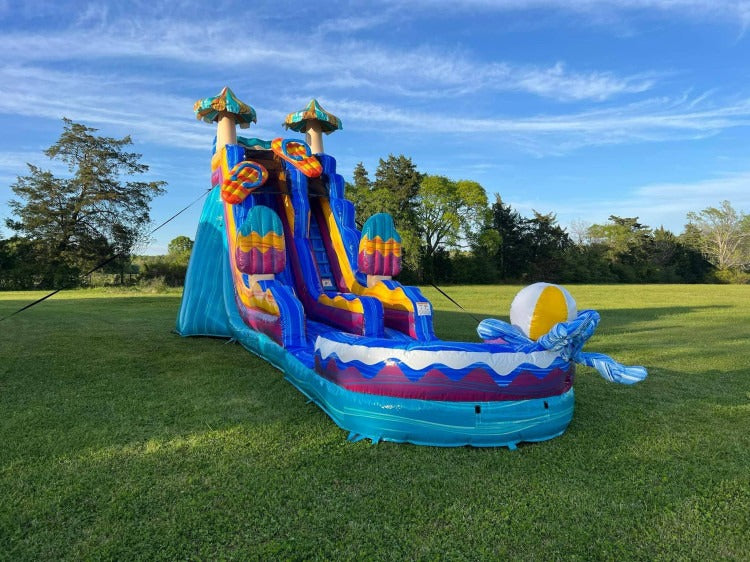 19' Pool Party Water Slide