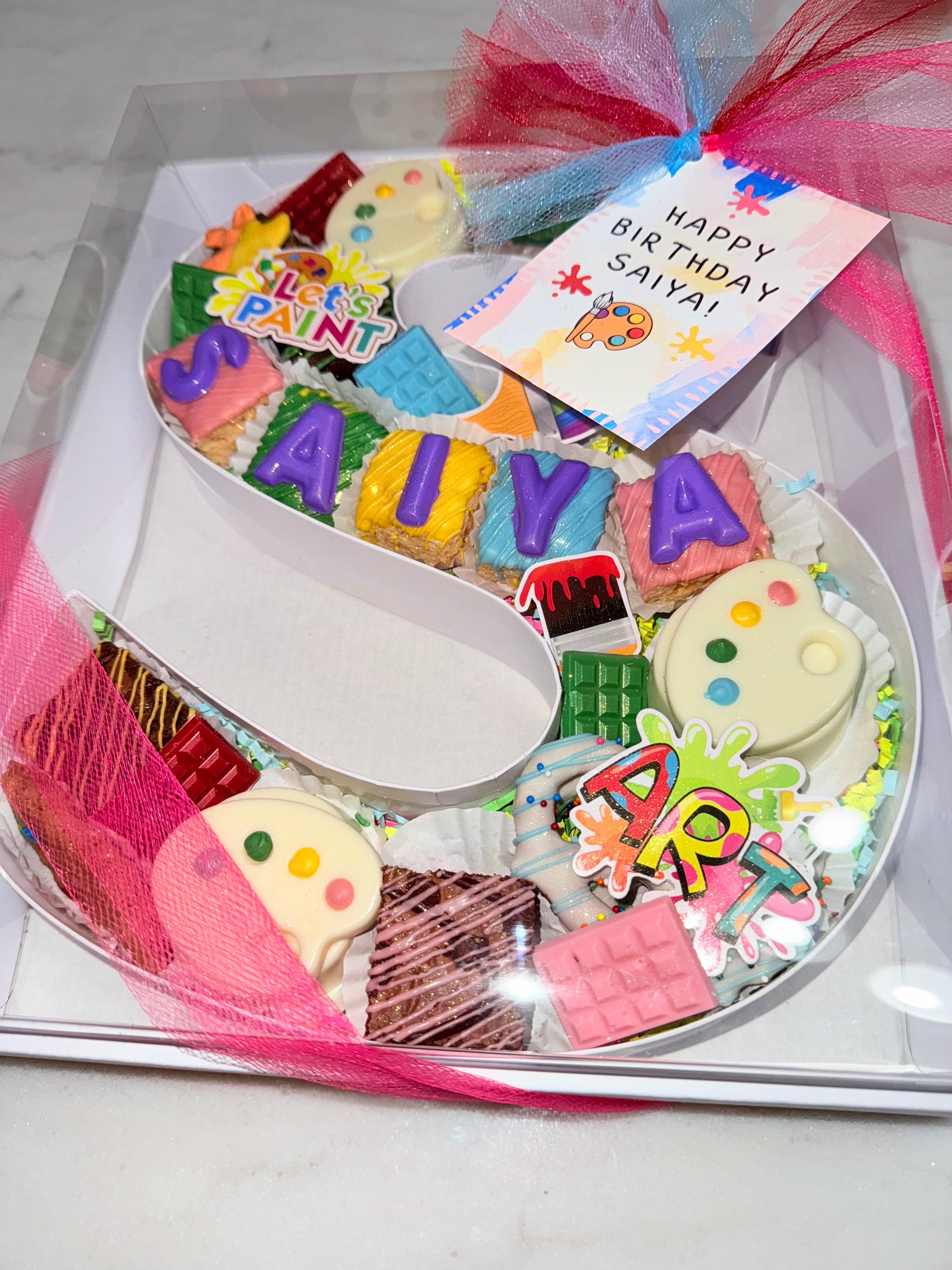 Letter/Number Treat Box!