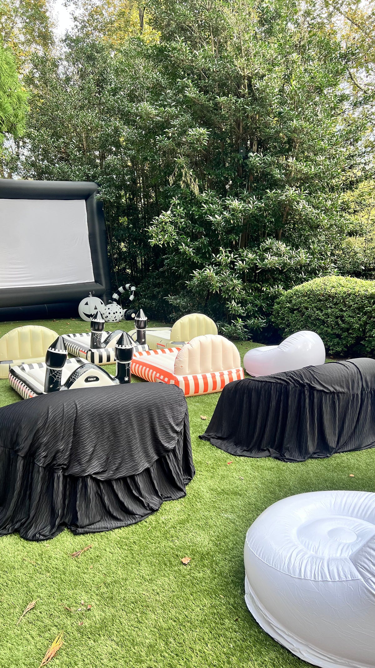 Luxury Outdoor Movie Night Experience