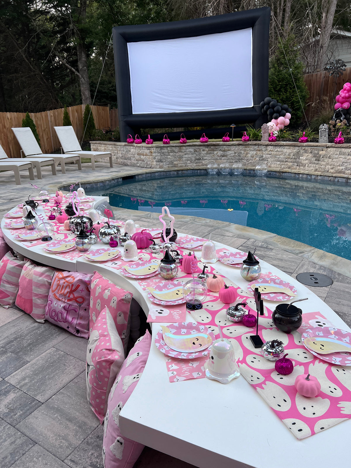 Luxury Outdoor Movie Night Experience