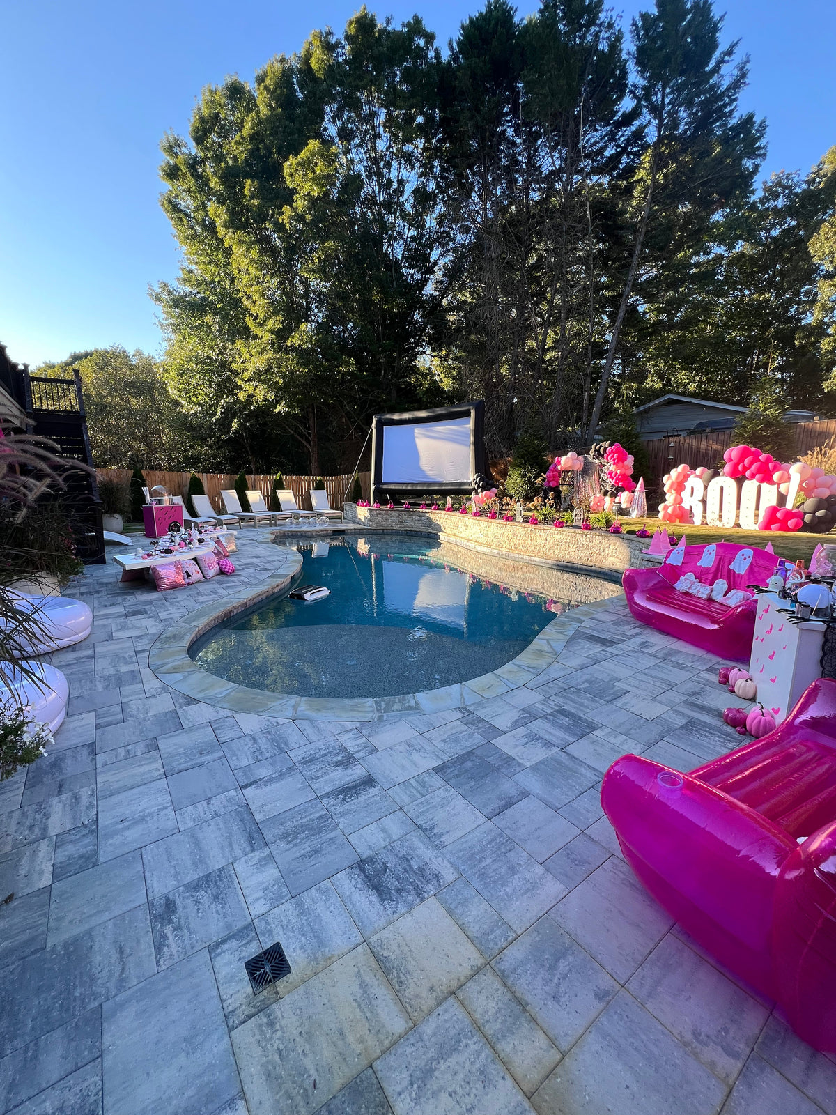 Luxury Outdoor Movie Night Experience