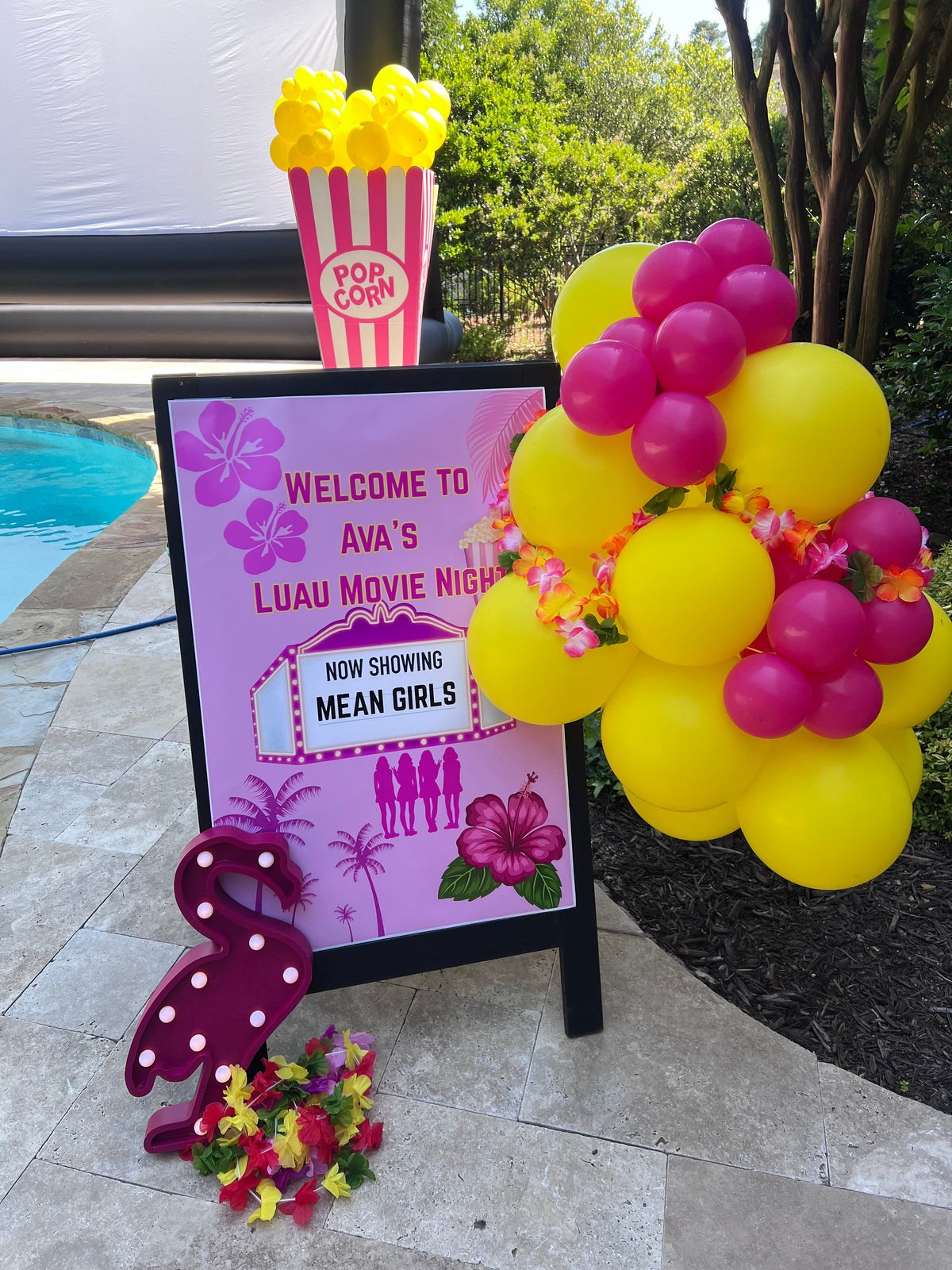 Luxury Outdoor Movie Night Experience