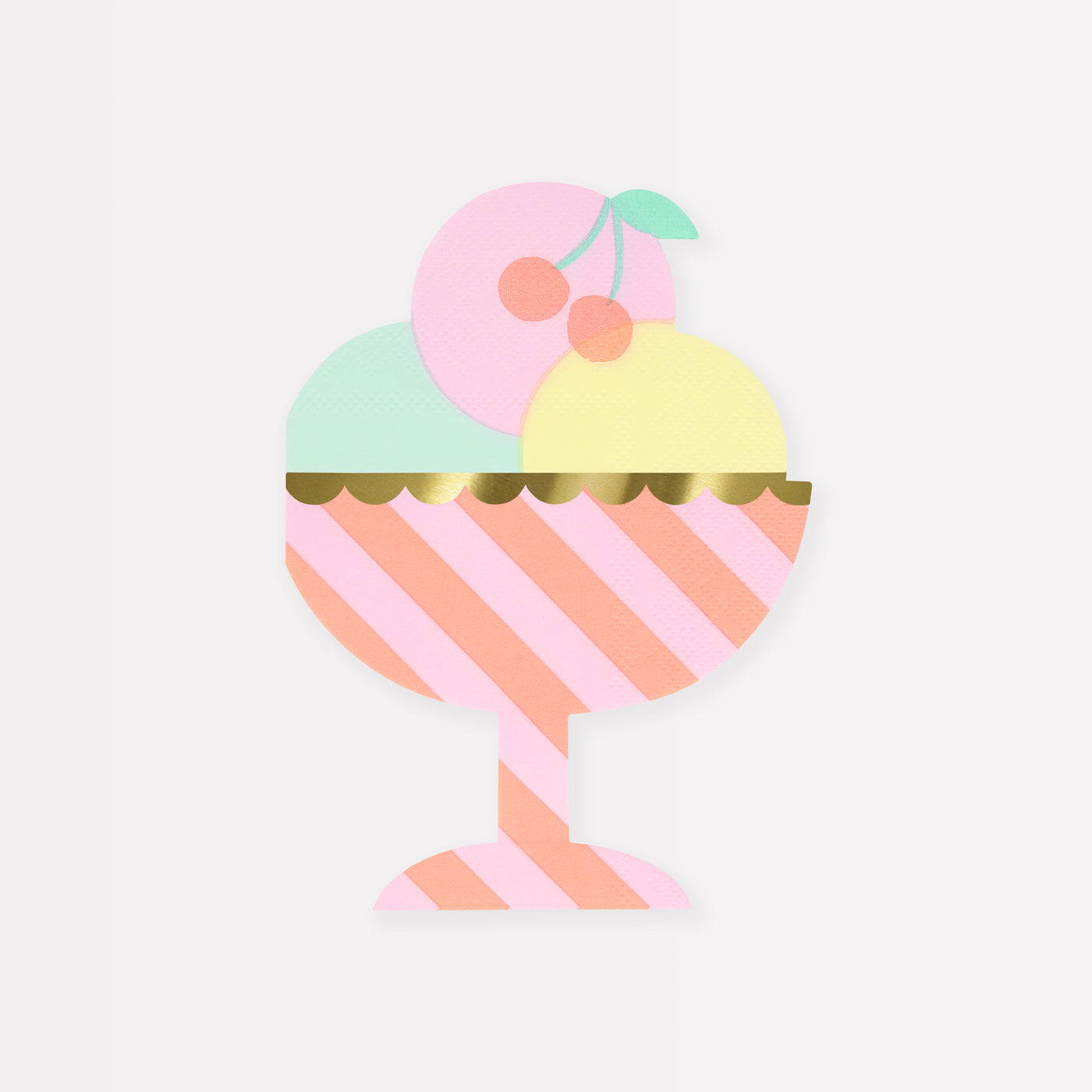 Ice Cream Sundae Napkins