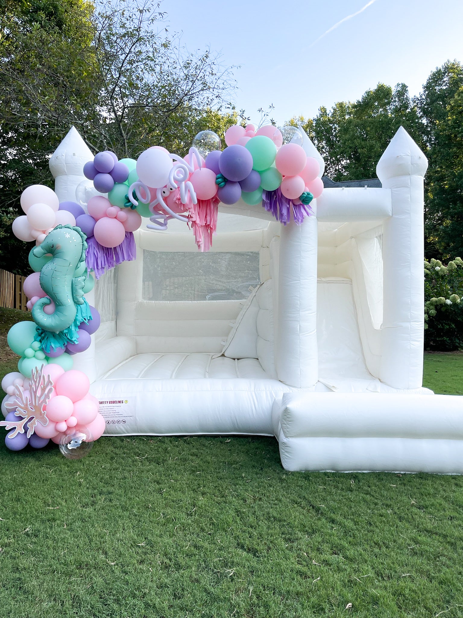 Mermaid Themed Custom Balloon Garland - 15ft