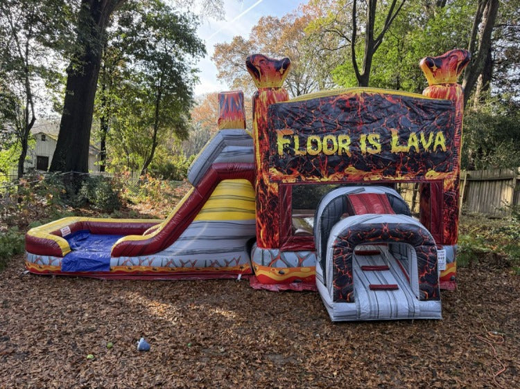Floor is Lava Dual Lane Bounce and Slide