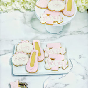 Personalized Ballet Birthday Cookies