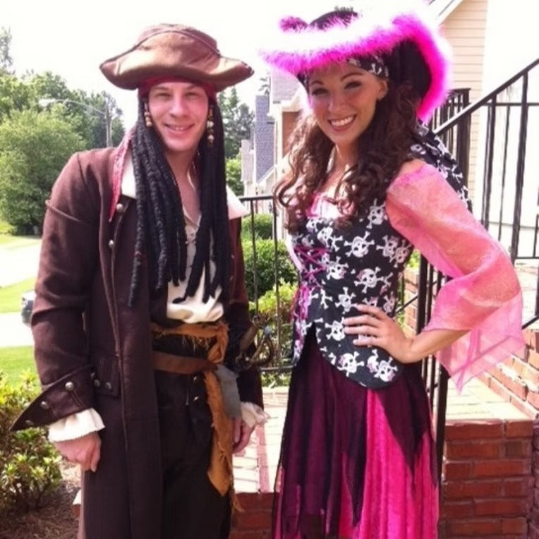 Pink Pirate Character Party Visit
