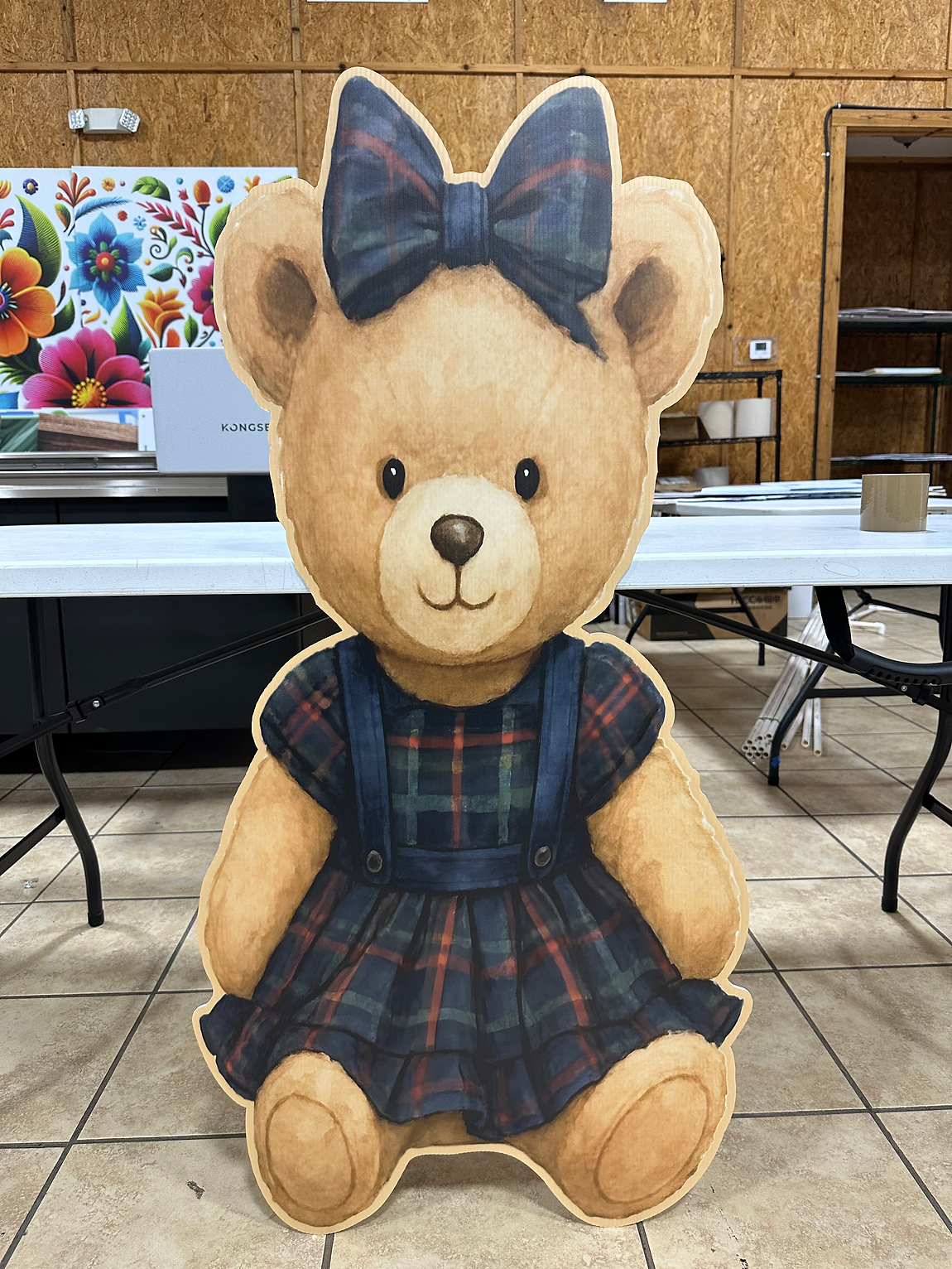 Polo Ralph Inspired Bear Cutout (H6852)