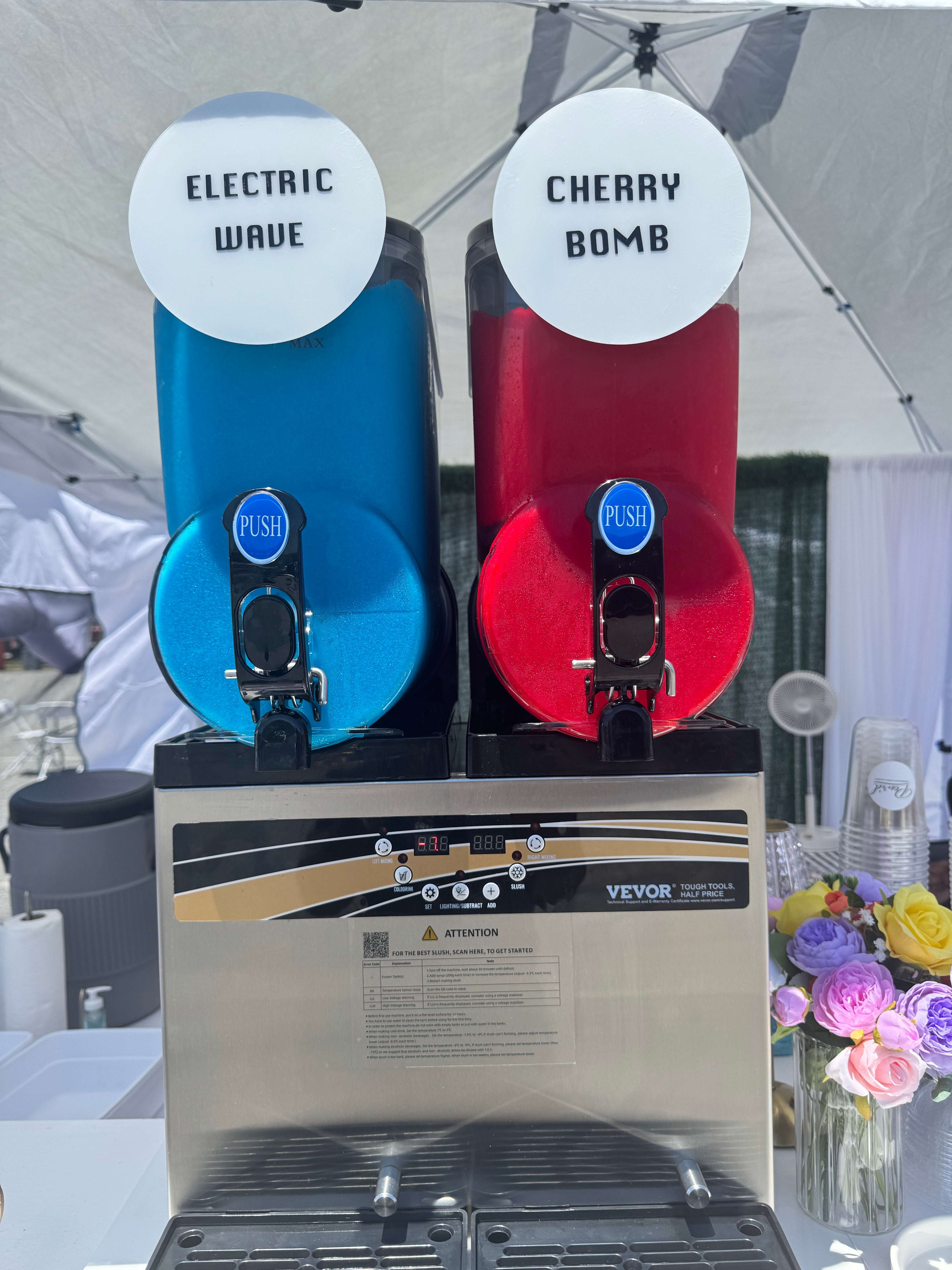 Pour'd Slush Cart in Atlanta for 100 Guests - The Perfect Pour'd Package