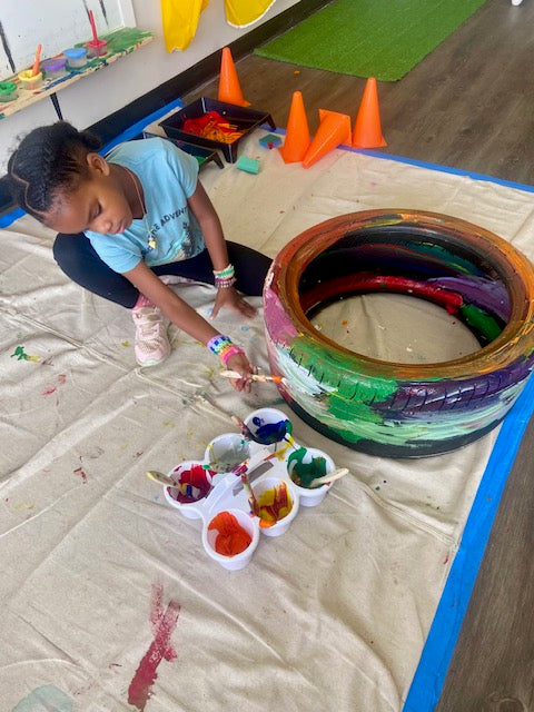 Process Art Birthday Party at Childway Art Space