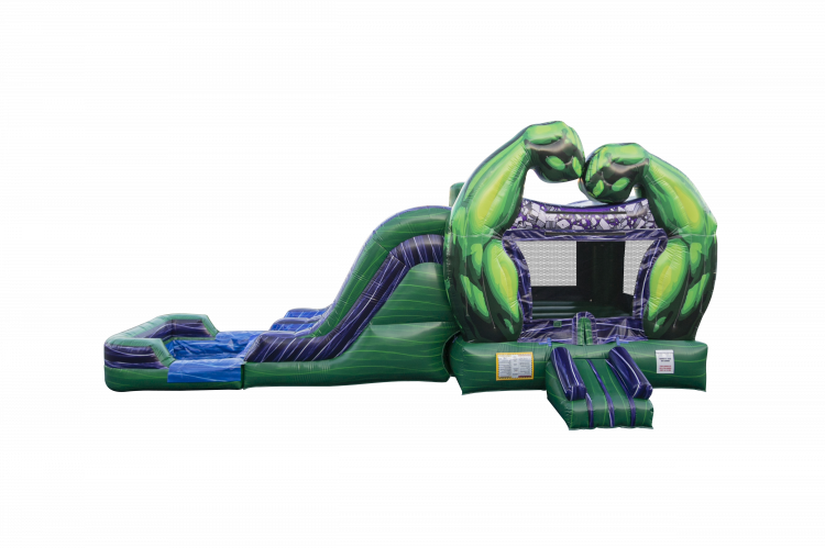 The Hulk Smash Combo with Dual Lane Slide