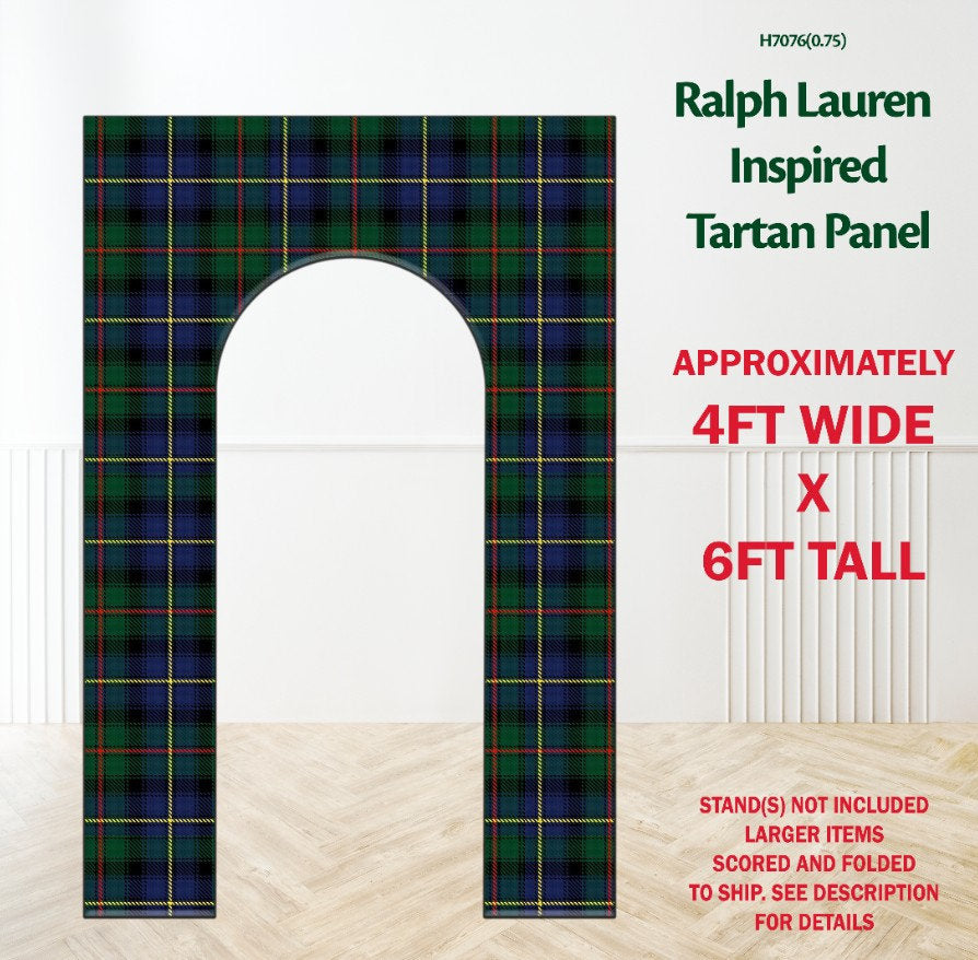 Ralph Lauren Inspired Tartan Panel (H7076)