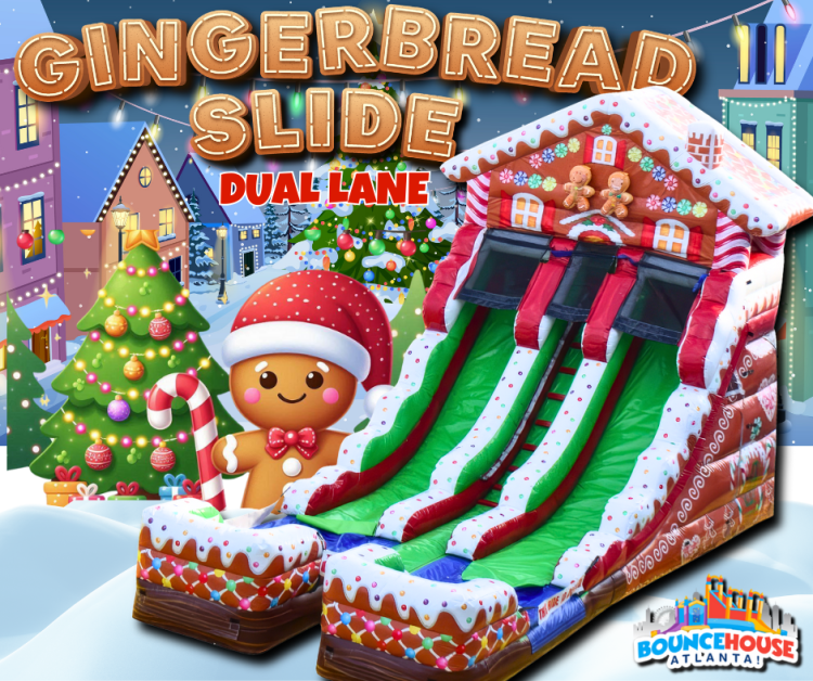 19' Gingerbread House Dry Slide