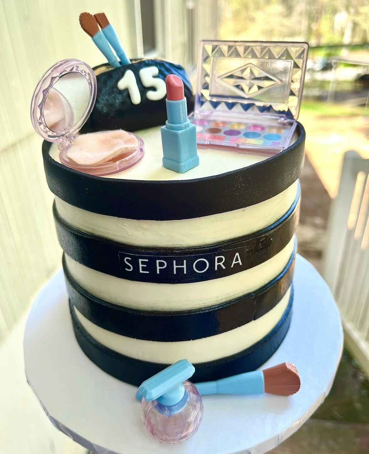 Single-Tier Custom Birthday Cake from The Purple Sprinkle