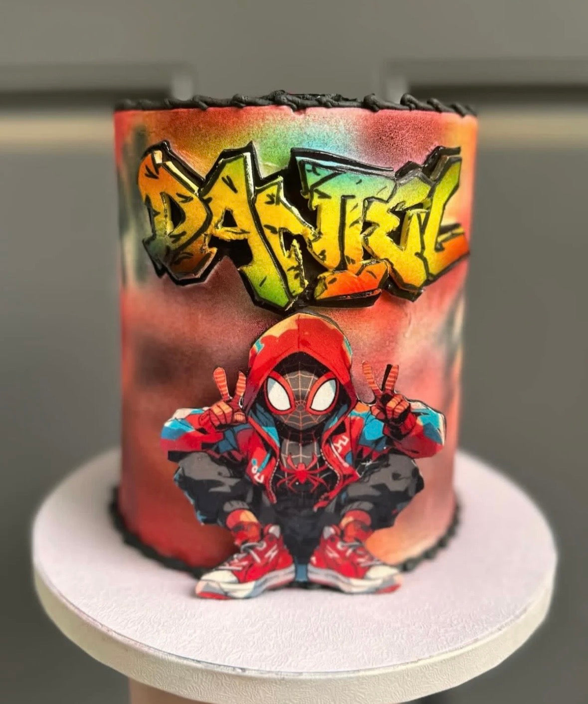 Single-Tier Custom Birthday Cake from The Purple Sprinkle