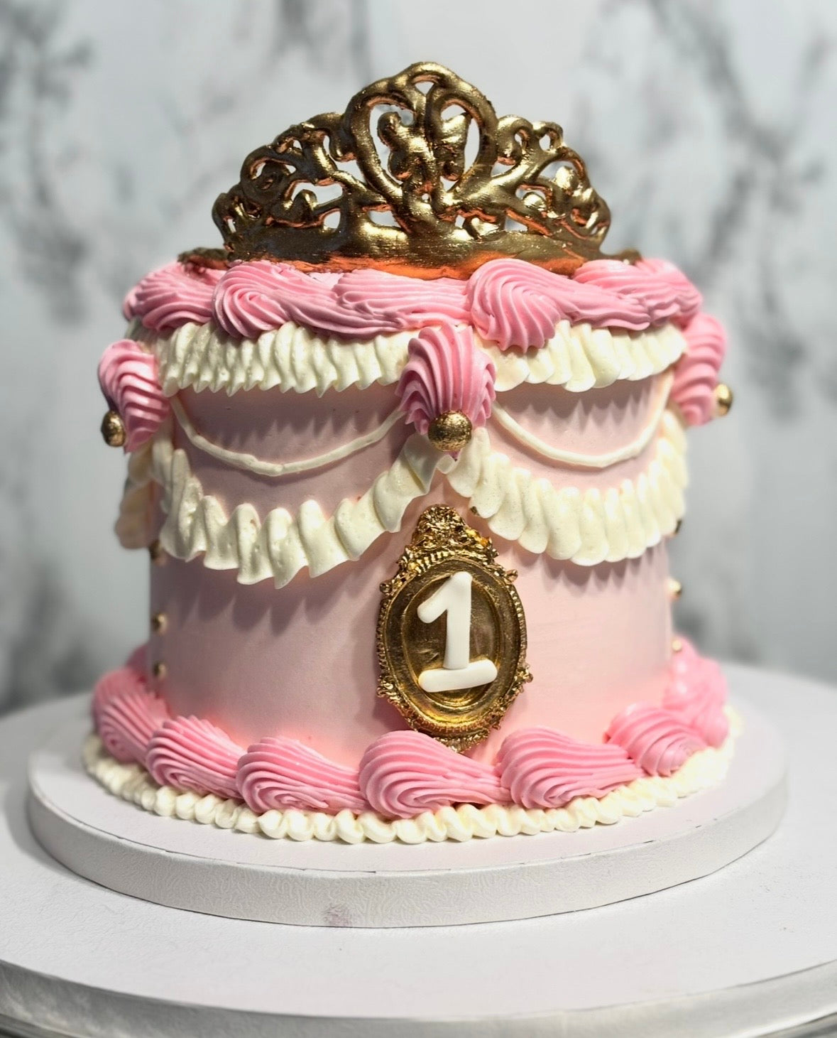 Single-Tier Custom Birthday Cake from The Purple Sprinkle
