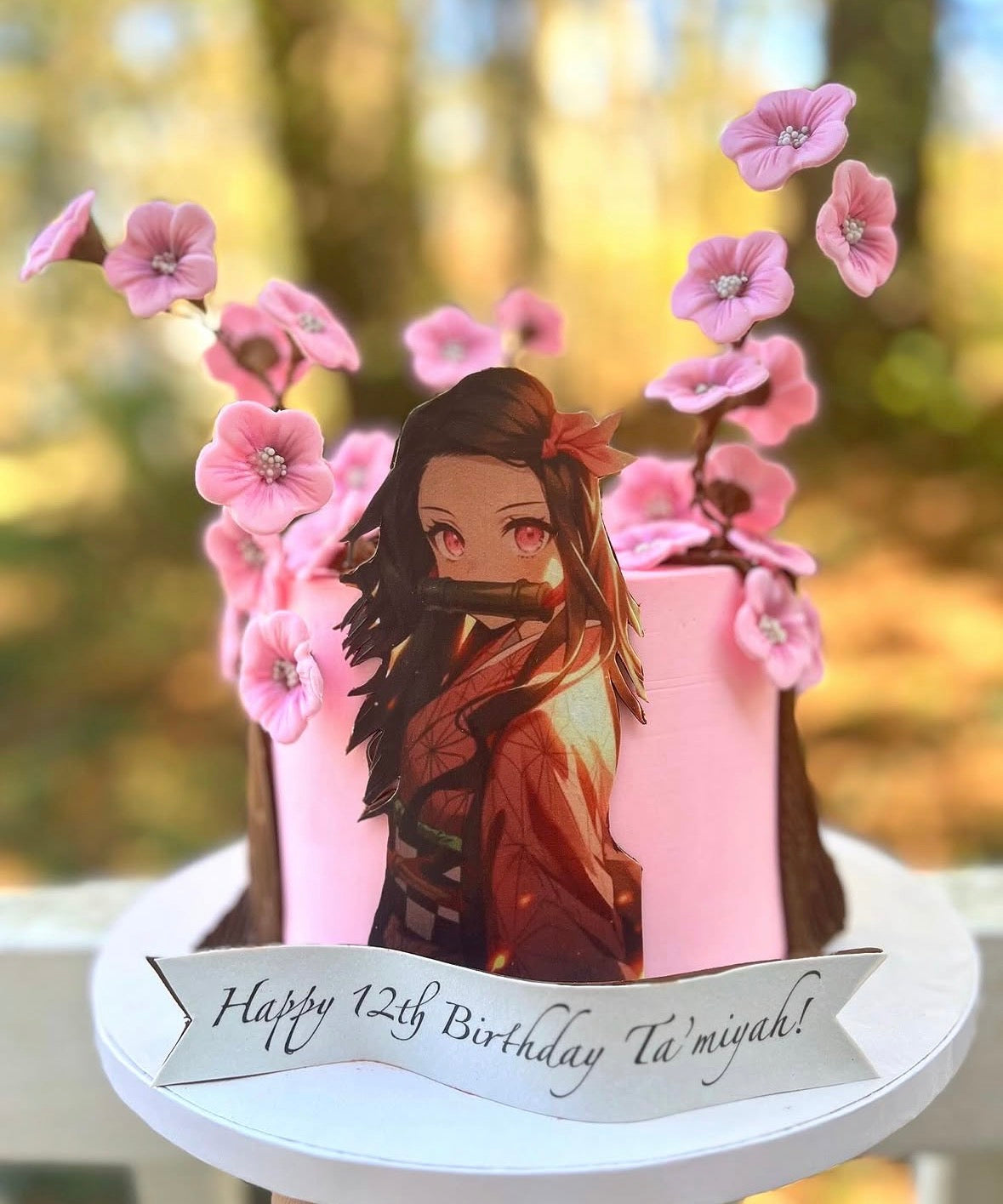 Single-Tier Custom Birthday Cake from The Purple Sprinkle
