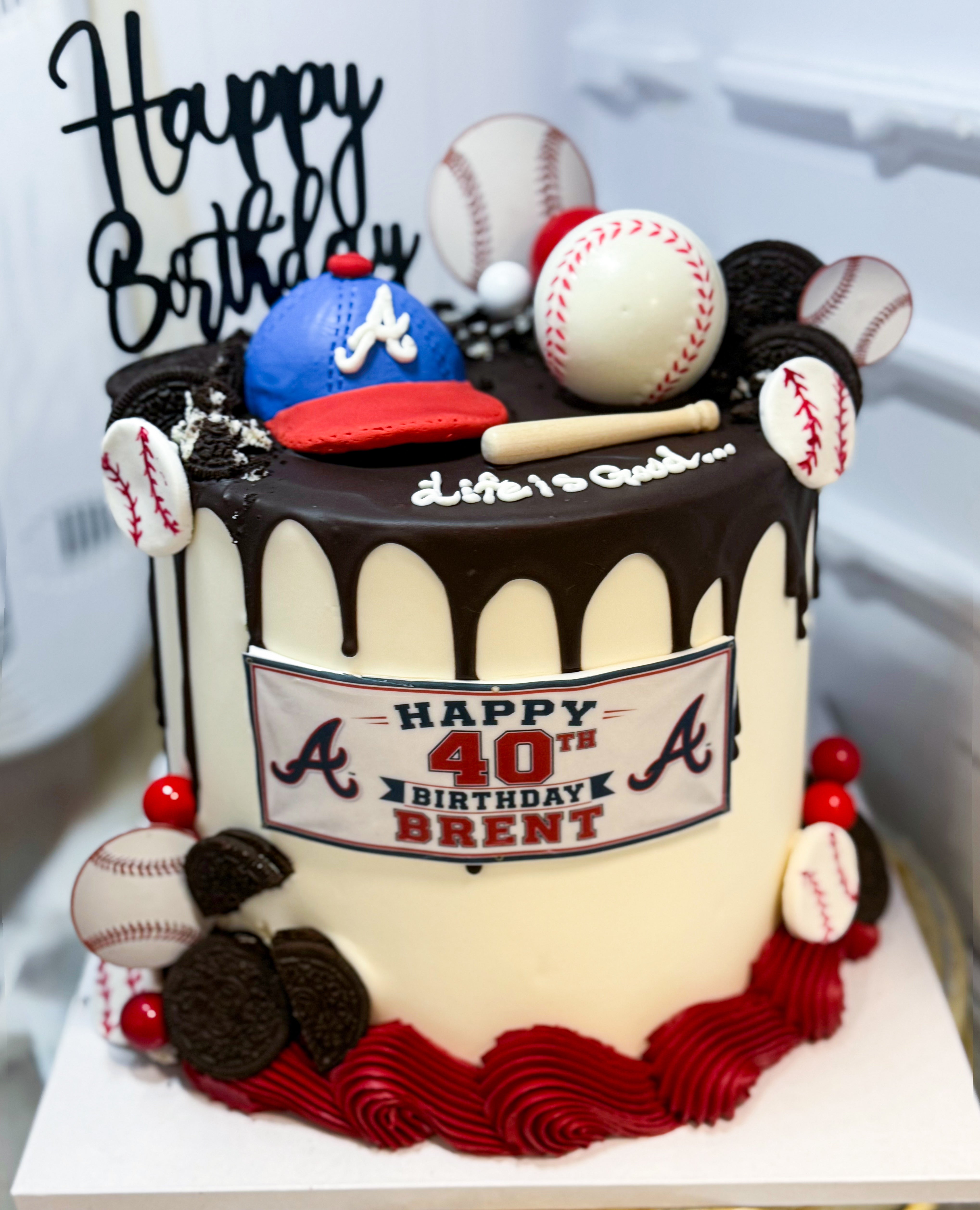 Single Tier Custom Cake