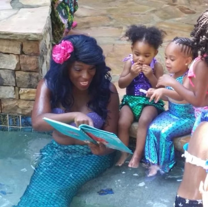 Swimming Mermaid Birthday Party Entertainment in Atlanta